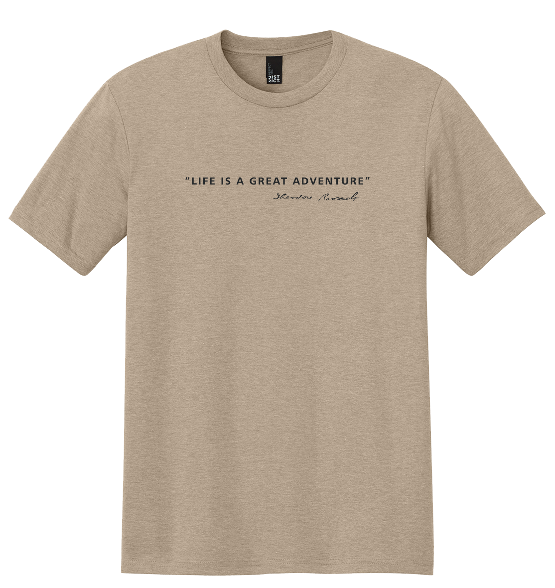 Desert Tan Heather, TR Adventure Graphic T-shirt – Theodore