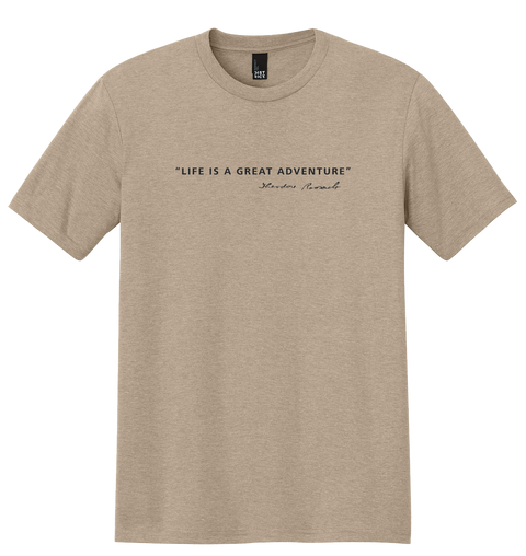Desert Tan Heather, TR Adventure Graphic T-shirt